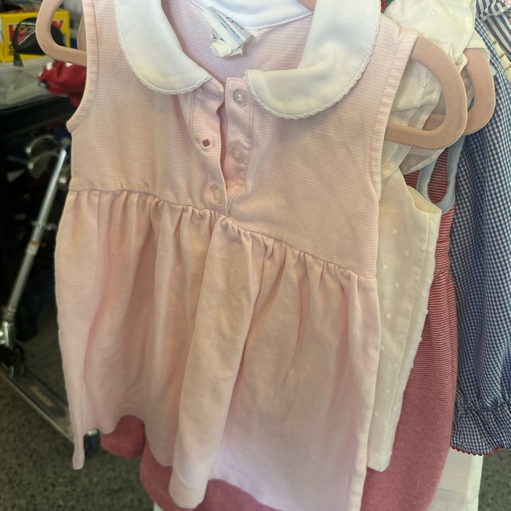 Baby Pink Collared Dress